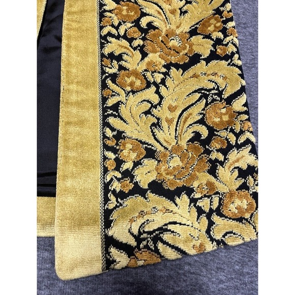 Vintage 1960s Rosenblum California Women's Floral Tapestry Vest‎ Yellow - Picture 2 of 8